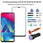 Замена внешнего переднего стекла экрана UV Клей Набор инструментов для Samsung Galaxy A10-90