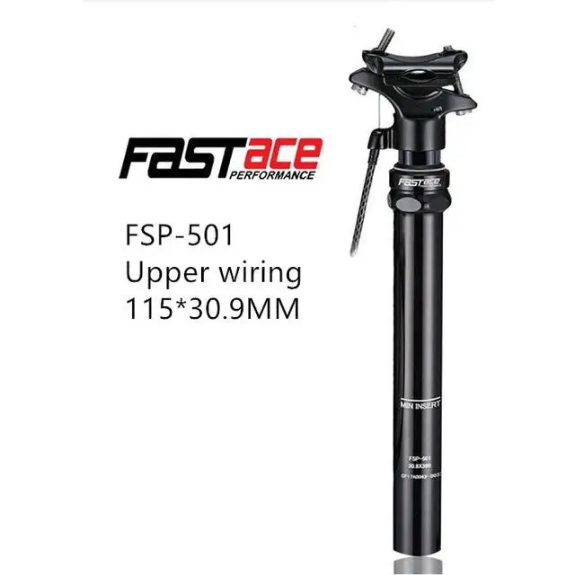 upper501 115 30.9MM Fastace покрытая гидравлическая линия давления масла управления телескопическая подъемная труба сиденья подседельная труба для велосипеда седло, штырь 30,9/31,6 мм - Цвет: upper501 115 30.9MM
