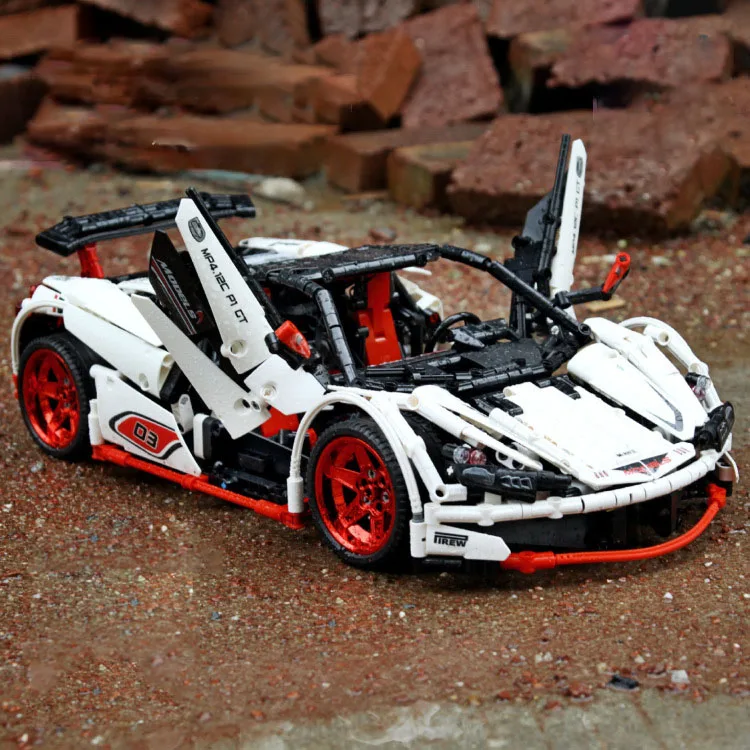 Technic MOC-3918 Veneno Roadster Совместимость с 20087 RC APP управление строительные блоки кирпичи DIY День рождения Обучающие игрушки, подарки