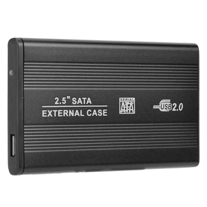 VKTECH Портативный 2 5 дюймовый жесткий диск HDD чехол из алюминиевого сплава SATA к USB 0