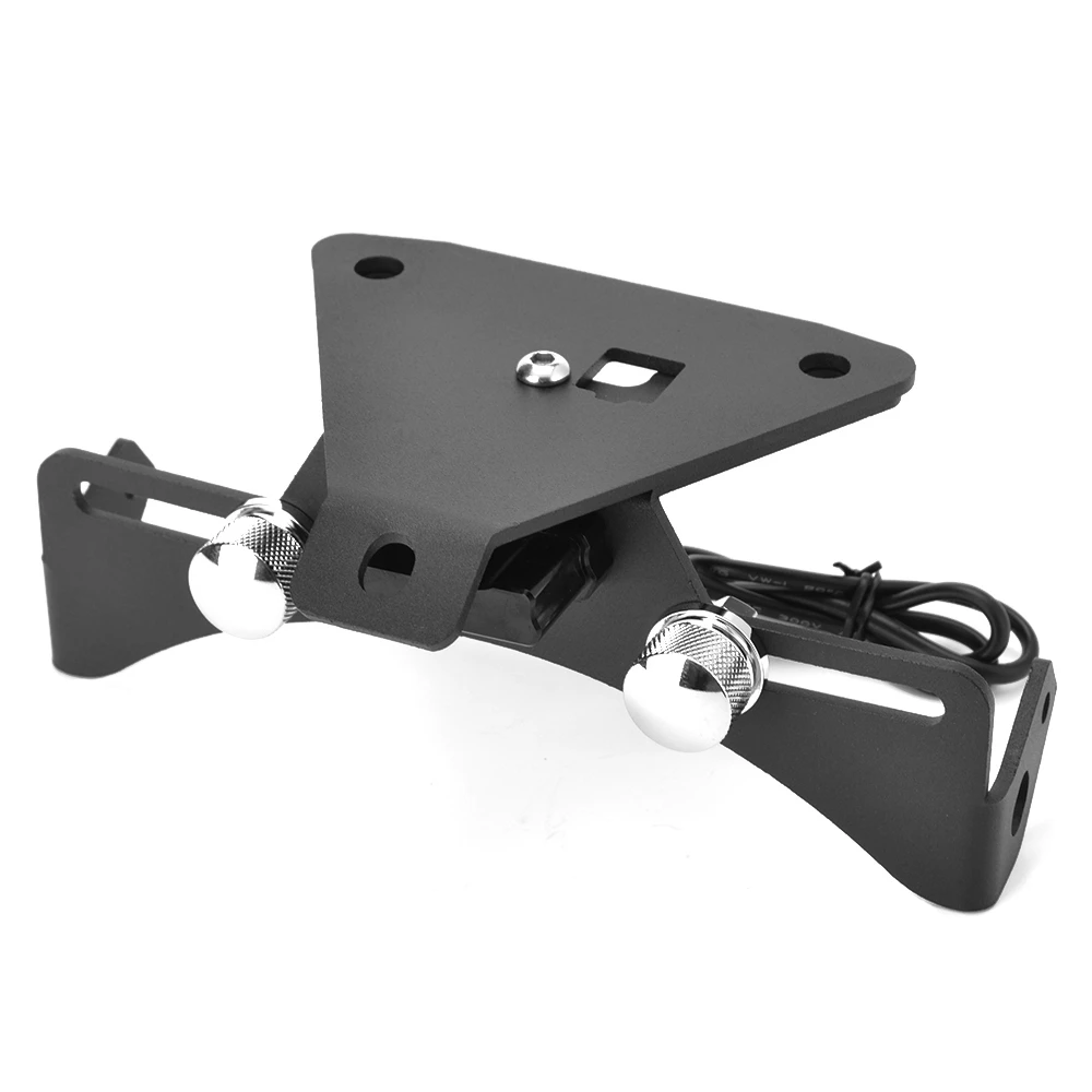 Мотоцикл номерной знак держатель кронштейн с светодиодный свет для Aprilia RSV4/R 2009 2010