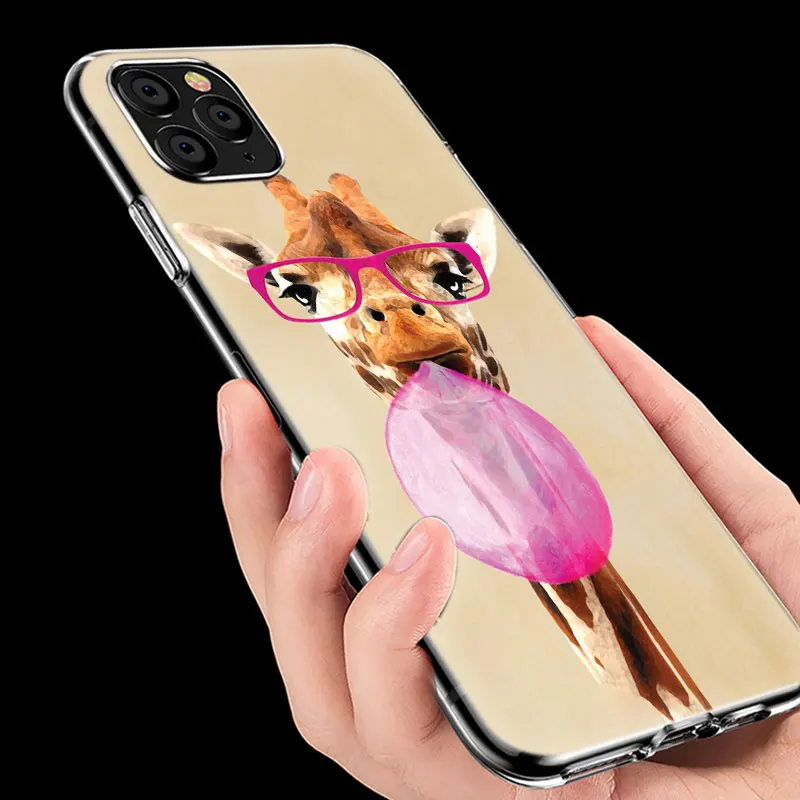 Модный силиконовый прозрачный чехол для Apple iPhone 11 Pro XS Max X XR 6 6s 7 8 Plus 5 5s SE|Бамперы| |