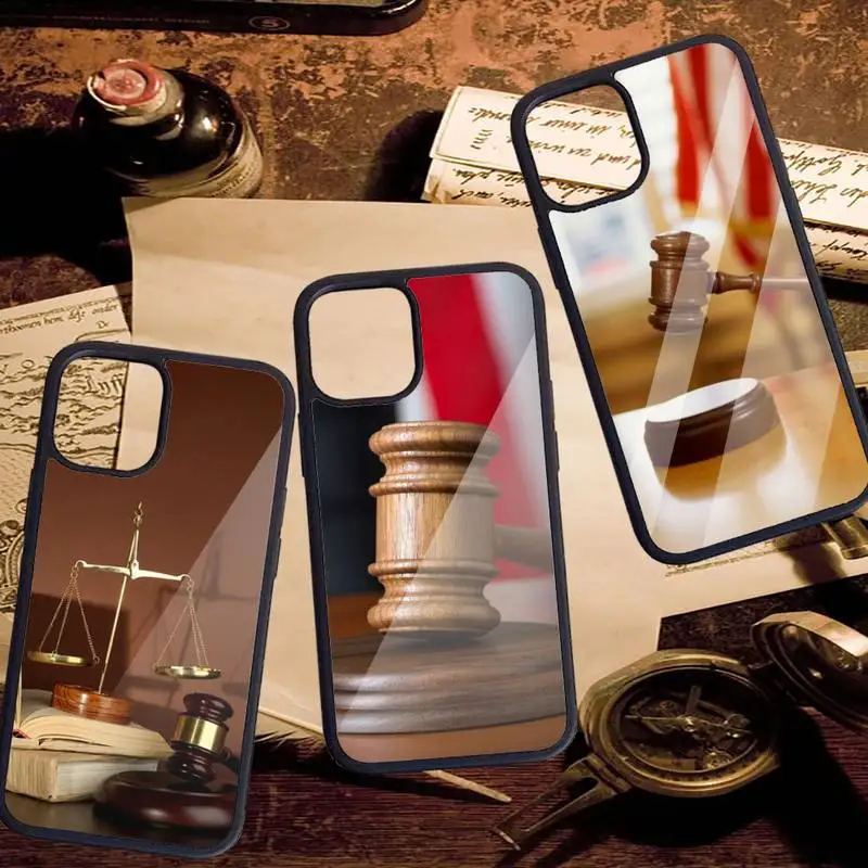 

Law Student Lawyer Judge Phone Case PC For iPhone 11 12 pro XS MAX 8 7 6 6S Plus X 5S SE 2020 XR