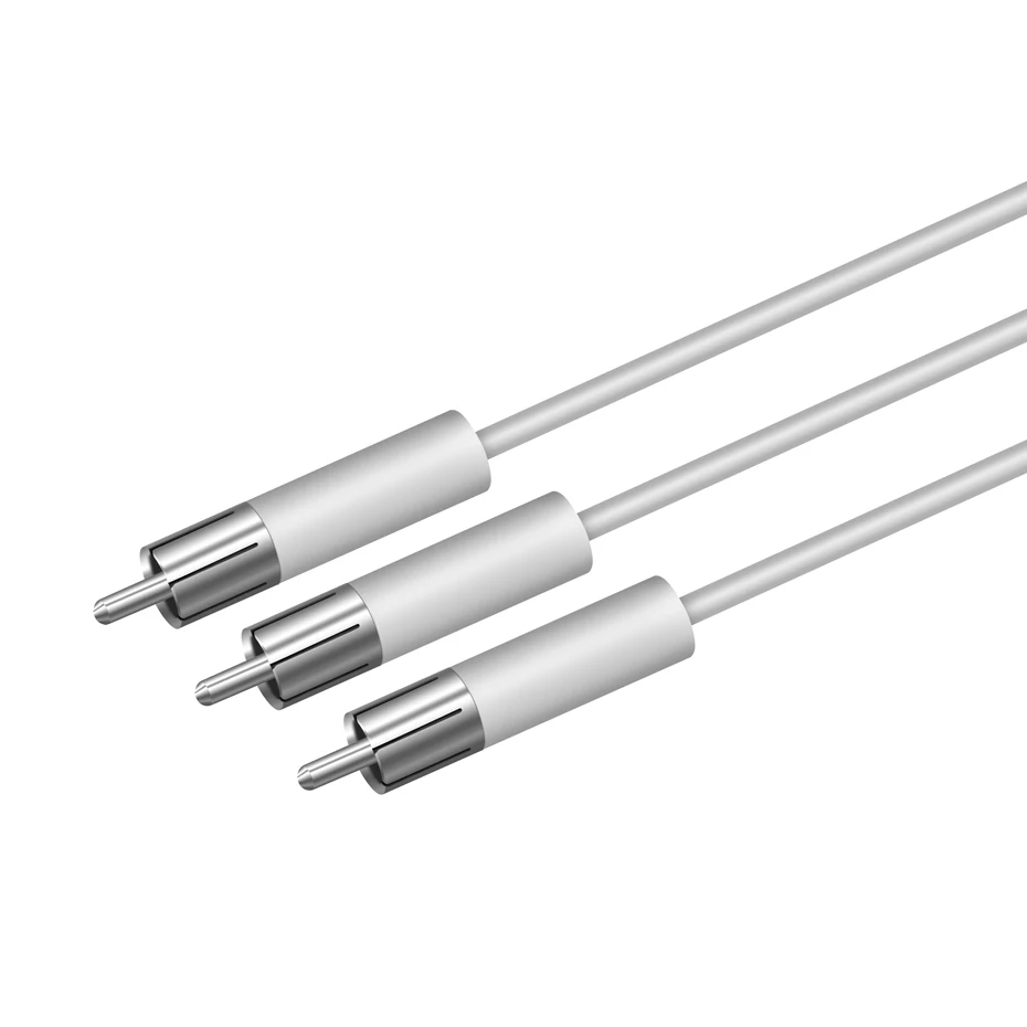 Jack 3.5 mm to 3 RCA Audio/Video AV Composite Stereo Splitter Cable Adapter 1.5m for TV DVD STB | Audio &amp Video Cables