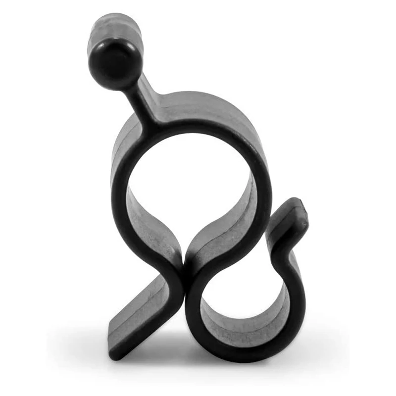 Черный стандартный клипса для тента веревосветильник льника скользит в тент