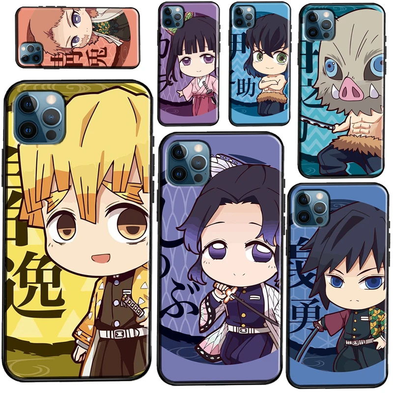 

Demon Slayer Zenitsu Kanawo Soft Case For iPhone 12 Pro Max 13 Mini 11 Pro Max X XR XS Max SE2 8 7 Plus Phone Cover
