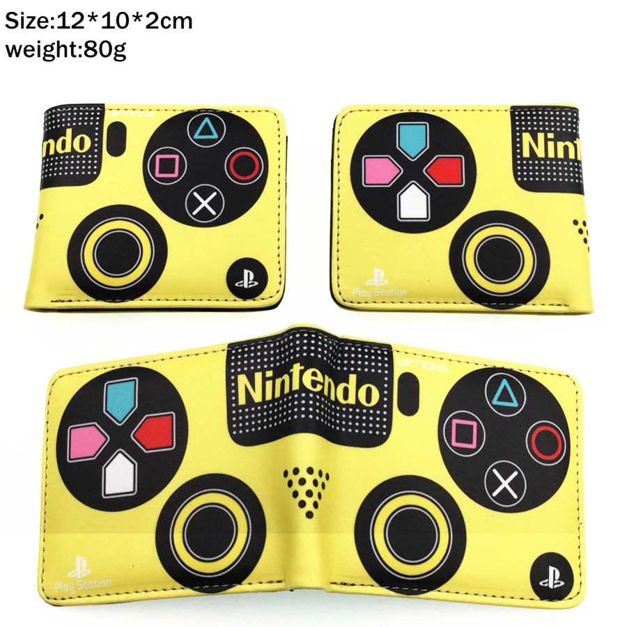 Кошелек из искусственной кожи с игровым контроллером PlayStation NES кошелек для