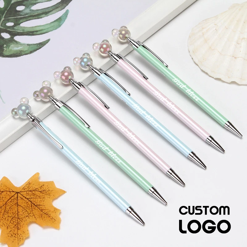 

Engraving Kawaii metal push-button automatic pencil children's student sketch automatic pen 0.7mm 0.5mm all metal movable pencil