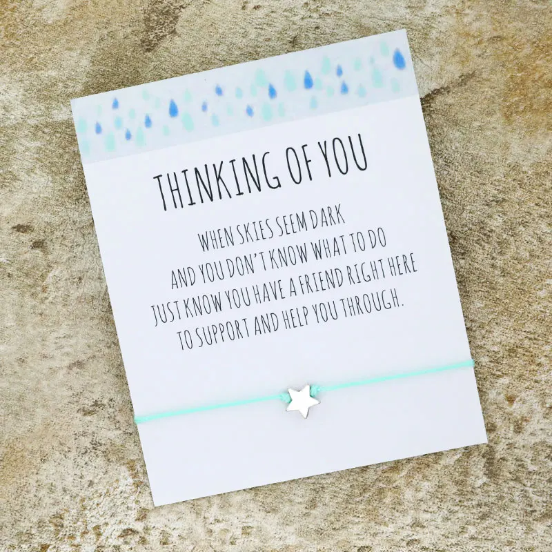 Браслет дружбы с надписью Think of You|Плетеные браслеты| |