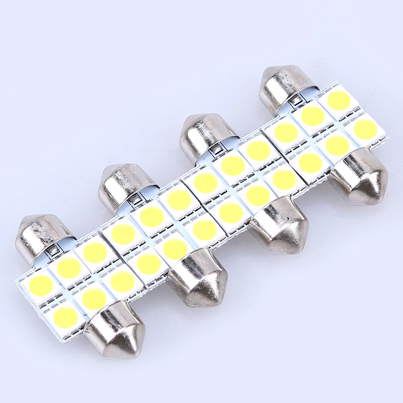 4 шт. лампы для номерного знака 31 мм 6SMD 5050|Сигнальная лампа| |