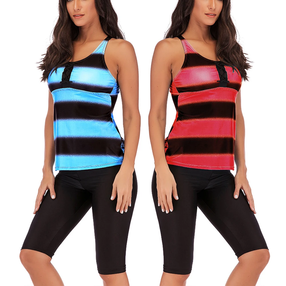 Спортивный купальник для серфинга размера плюс одежда плавания танкини