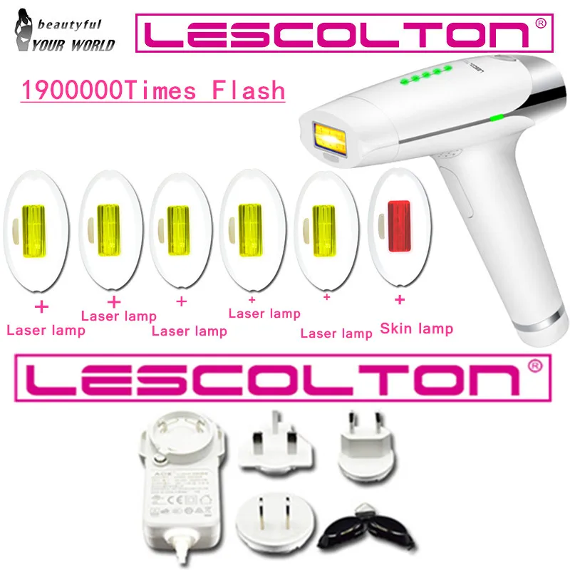 2021 Laser Depilator IPL Epilator Permanent Hair Removal Machine 1900000 Flashes Body Leg Bikini Trimmer Photoepilator For Women