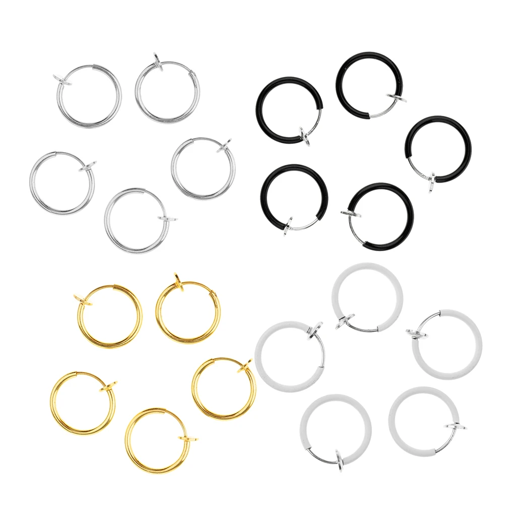 5 шт. иллюзия зажим для носа Ушная перегородка губы брови ухо Универсальное