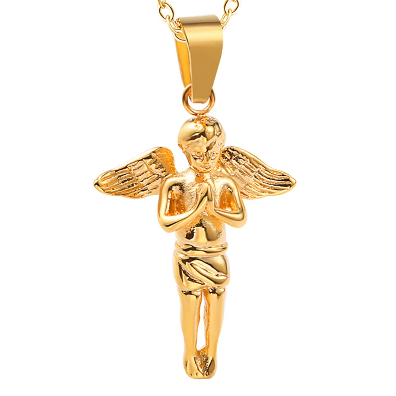 RIR ожерелье из нержавеющей стали с птичьим пером для мужчин и женщин кулон