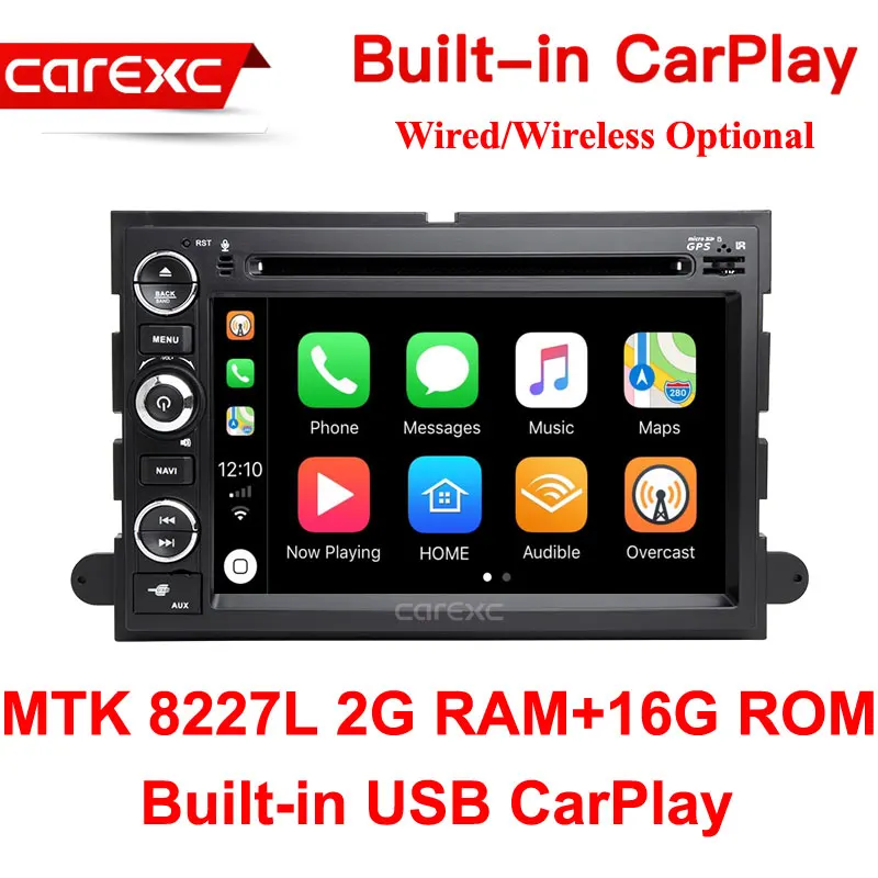 MTK 16G ROM 2 Din Android 9,0 автомобильный dvd-плеер для Ford F150 F350 F450 F550 F250 Fusion Expedition Mustang Explorer Edge Radio CarPlay Head - Цвет: MTK 16G ROM