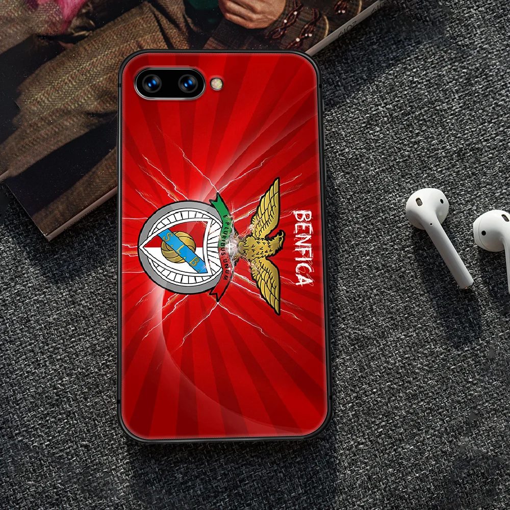 

Portugal Benfica soccer Phone Case Cover Hull For HUAWEI honor 8 8c 8a 8x 9 9a 9x V10 MATE 10 20 I lite pro black Cell Fashion