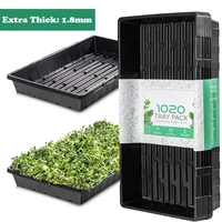 1 8mm thickness plant growing trays nursery seedling holder plate starter for greenhouse hydroponics seedlings plant germination