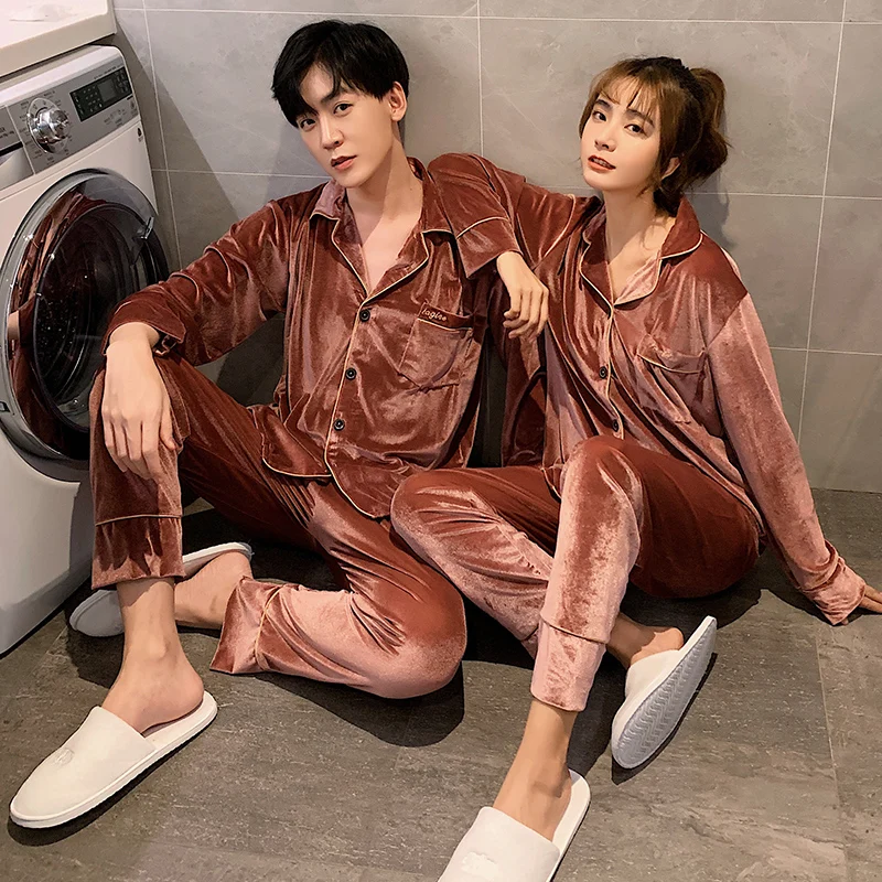 Роскошный Пижамный костюм теплые фланелевые пижамные комплекты одежда для сна