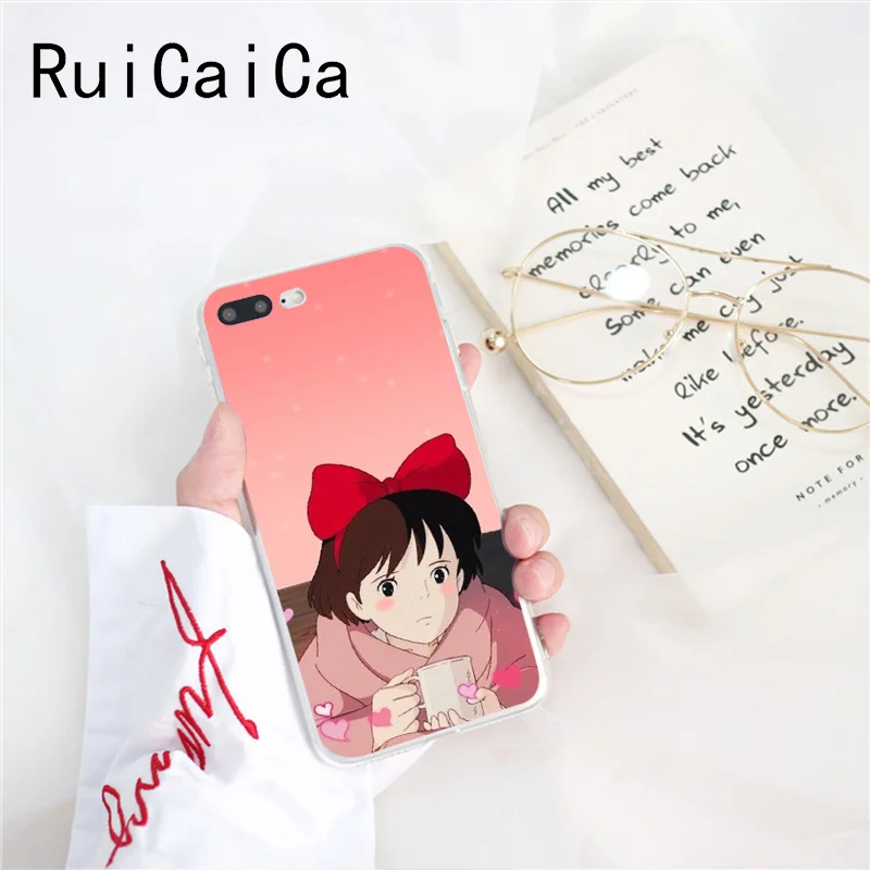 Studio Ghibli Kiki's Delivery Service Phone Case for iPhone X XS MAX 6 6s 7 7Plus 8 8Plus 5 5S SE 2020 XR image 3