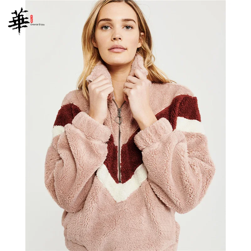 Разноцветное пальто с искусственным мехом Повседневная Верхняя одежда длинным