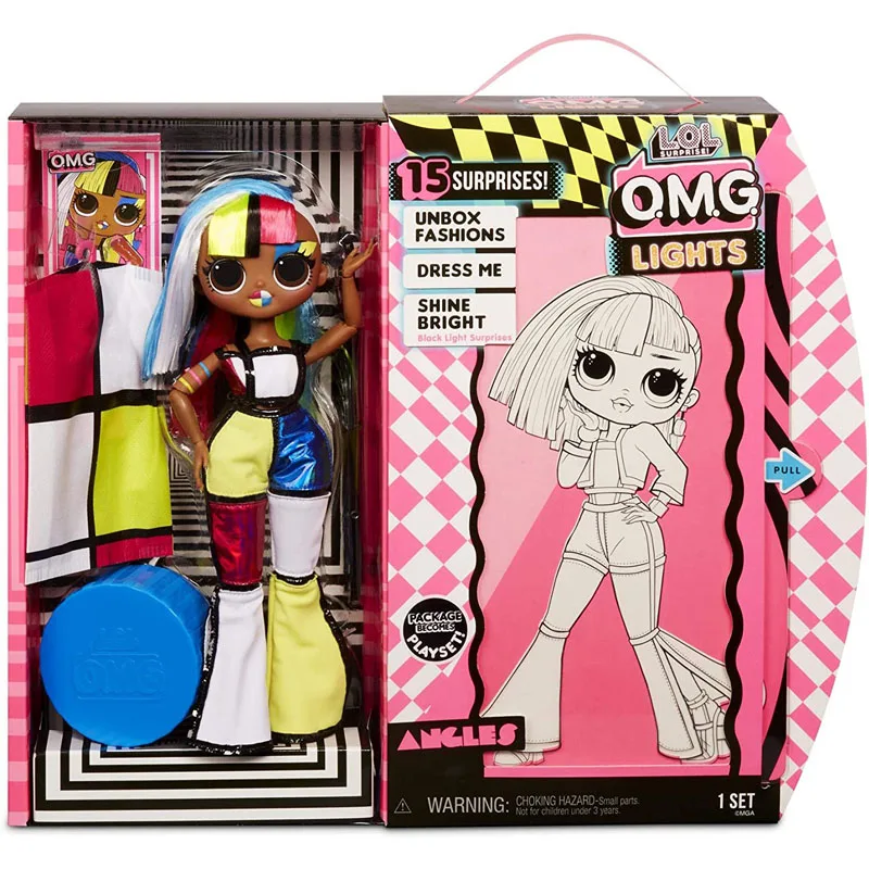 

L.O.L. Surprise! O.M.G. Lights Angles Fashion Doll with 15 Surprises Series Collect Poupee Lol Dolls Blind Box Girls Kids Toys
