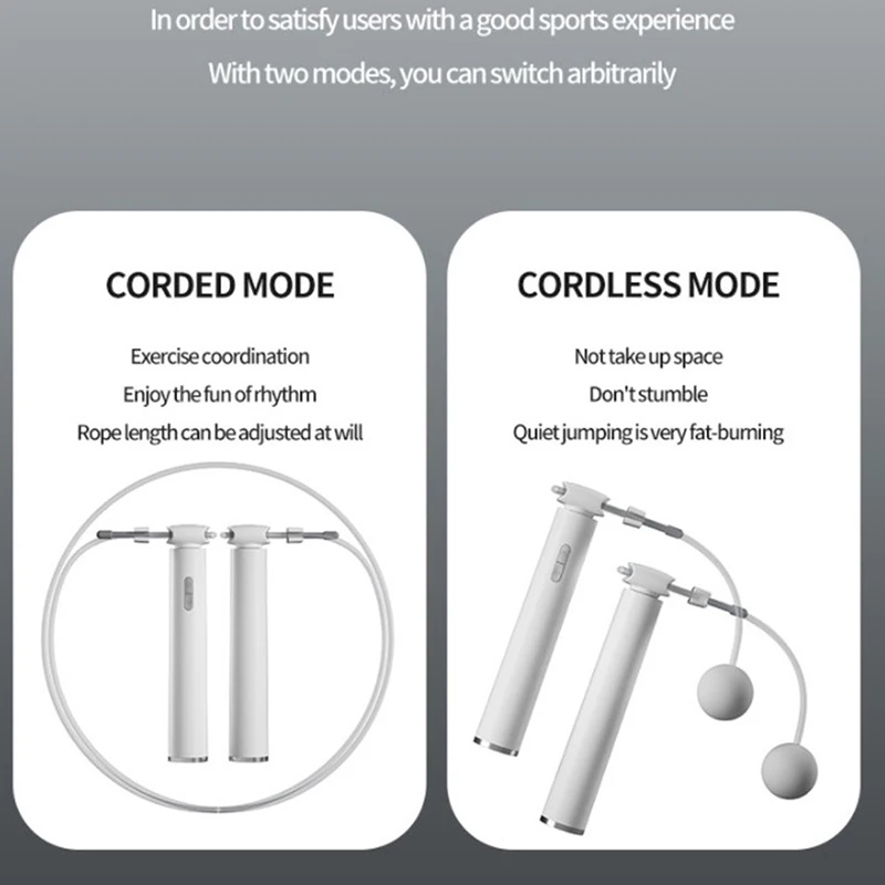 

Electronic Jump Rope with counter Speed Wireless Skipping Adjustable Handle