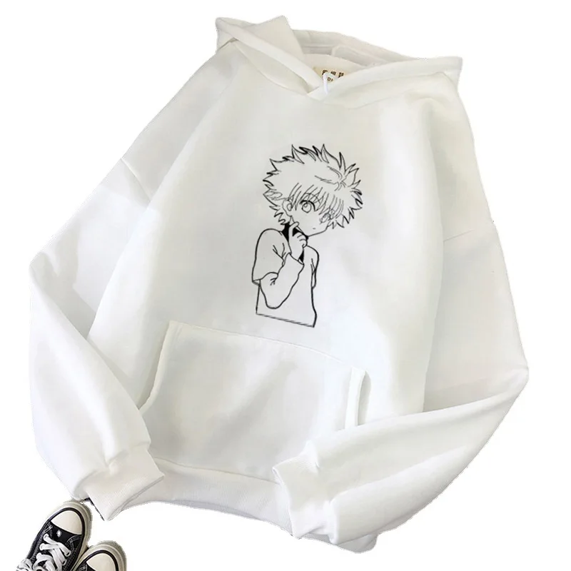 

ZOGAA Spring Trendy Men's Thick Hooded Sweatshirt Anime Harajuku Student Large Size Simple Hoodie Casual Sweatshirt StreetWear