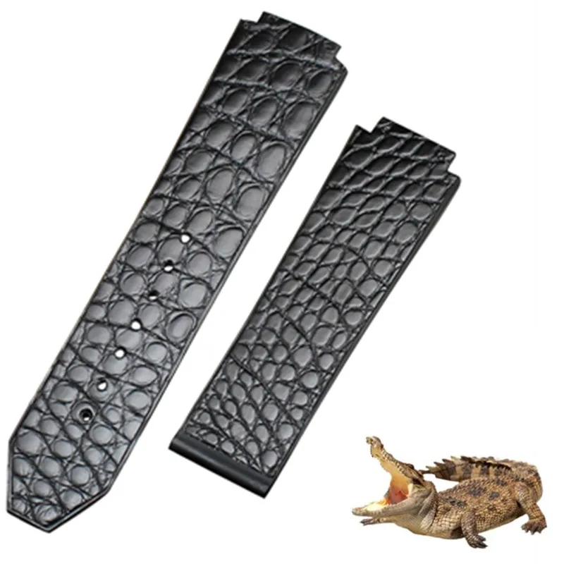 Аксессуары для часов ручной работы из натуральной кожи аллигатора Hublot мужской