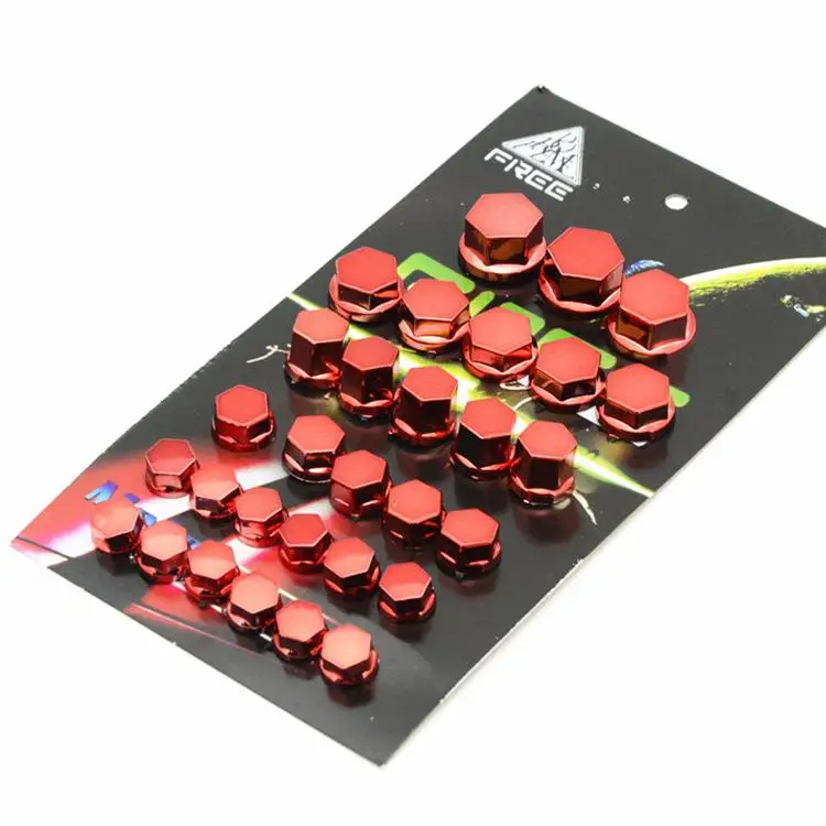 Аксессуары для модификации мотоцикла 30 шт./компл. крышка винта с головкой