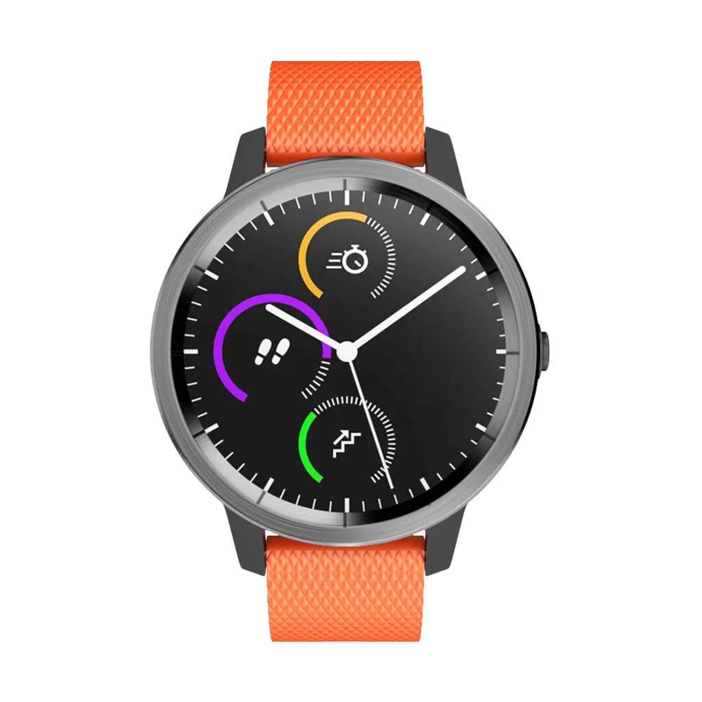 Маленький силиконовый ремешок на запястье для Garmin Vivoactive 3, браслет, Смарт-часы, ремешок для мужчин, Т-образный ремешок для женщин и мужчин, спортивный ремешок для часов, 19Aug