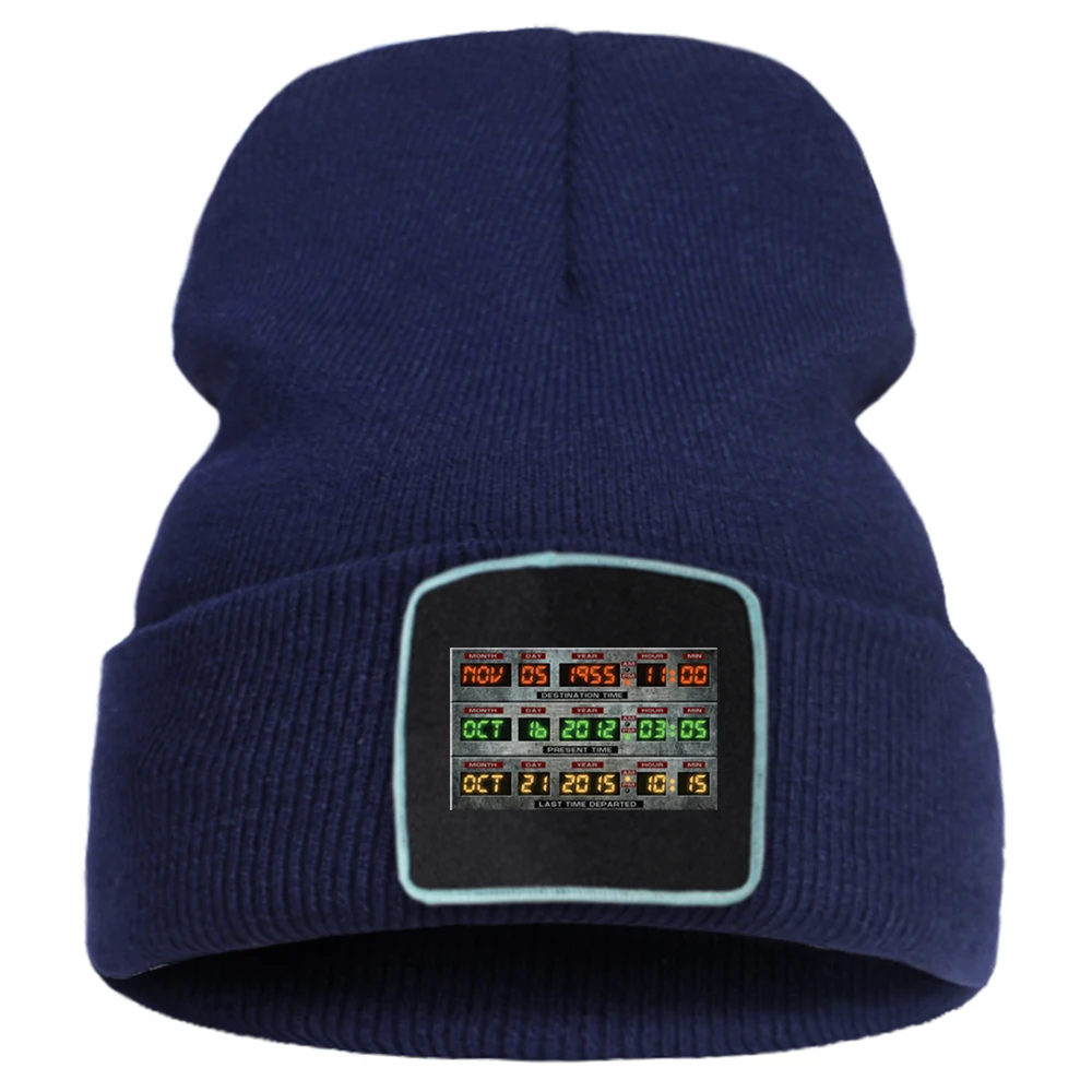 Толстая шапка повседневные Теплые весенние вязаные шапки унисекс уличная без
