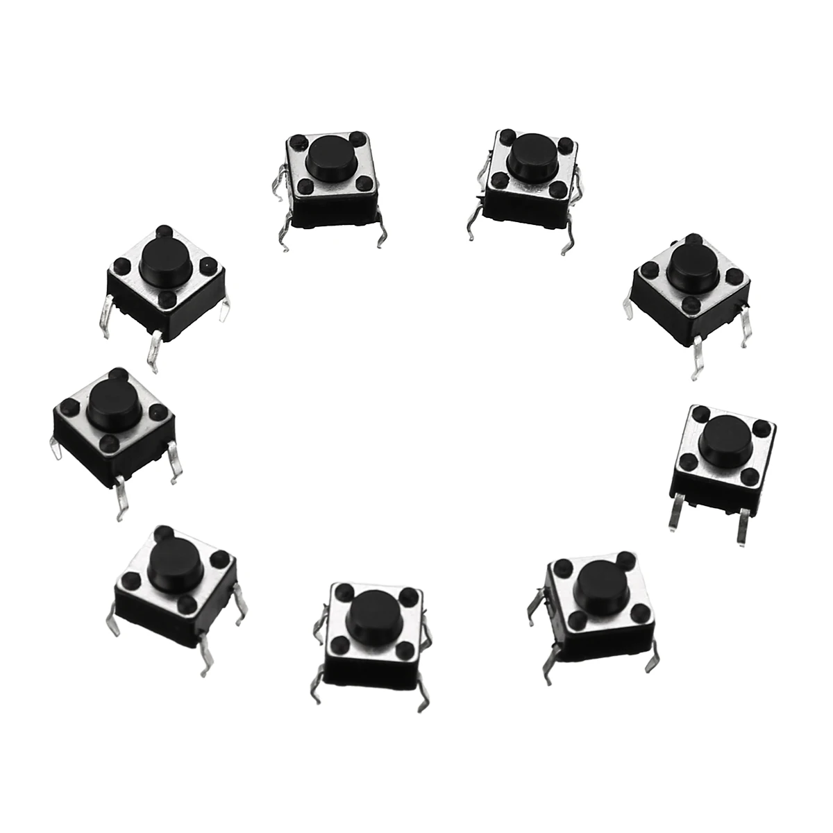 100 шт. 4-контактный микро-Тактильный кнопочный переключатель мгновенные