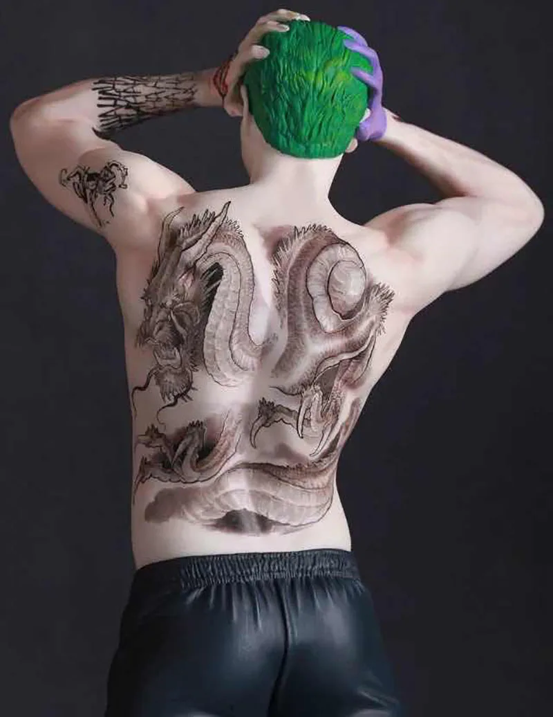 

1/6 Crazy Joker Jared Leto Figure Model 12'' Male Soldier Statue for Fans Collection