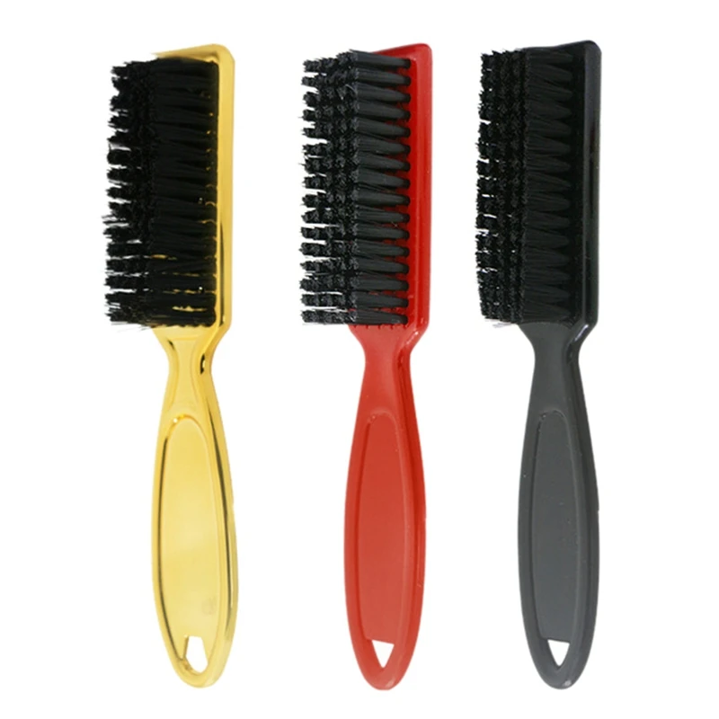 

3 шт., щетка для чистки лезвий, щетка для стрижки волос, набор нейлоновых щеток для укладки волос, инструмент