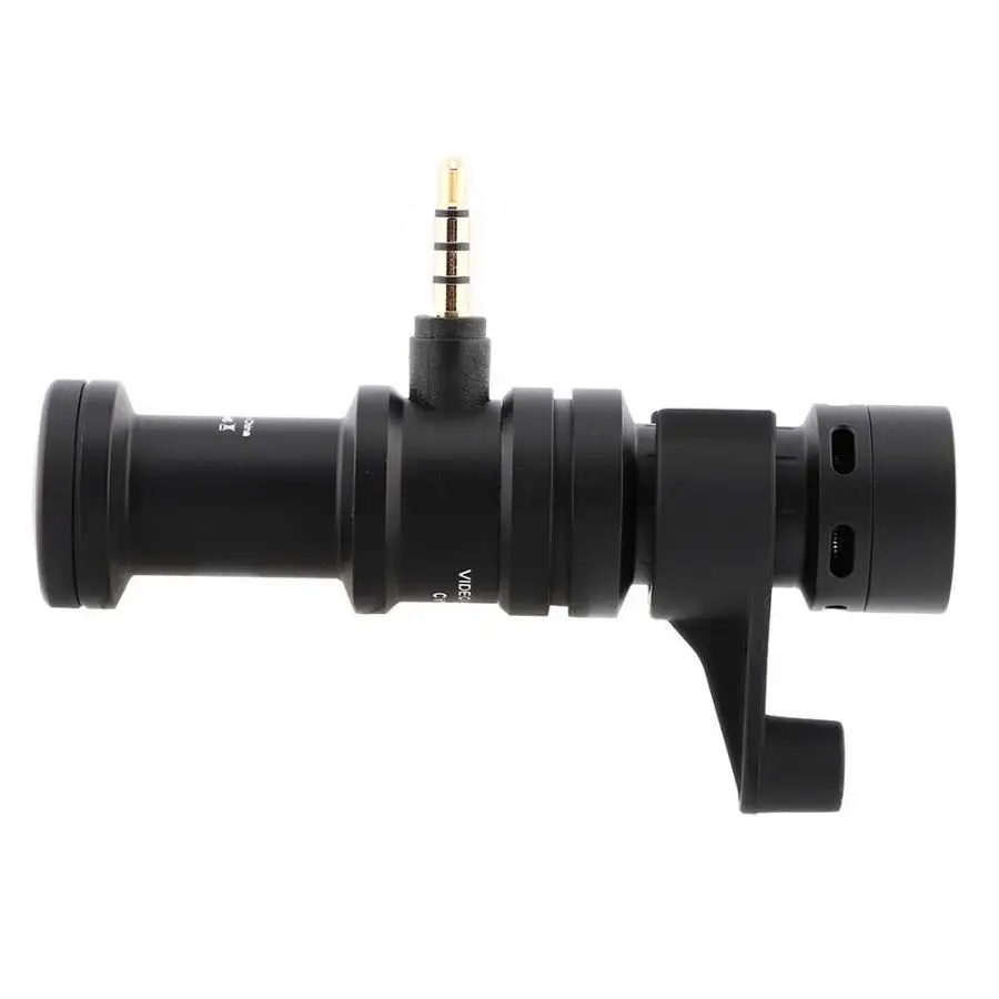 Микрофон для смартфона COMICA из алюминиевого сплава с защитой от ветра|Микрофоны| |