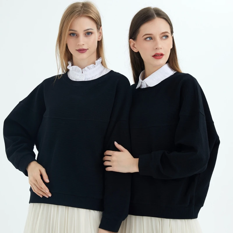 

Women Hollow Out Mesh Striped Faux Collar Button Office Lady Half Shirt Dickey