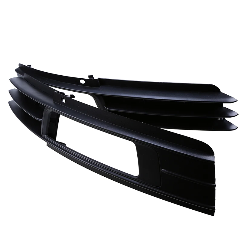 

POSSBAY Car Fog Lights Front Lower Bumper Grills Grilles Cover for Audi A6 C6 Sedan/Avant 2008 2009 2010 2011 Exterior Parts