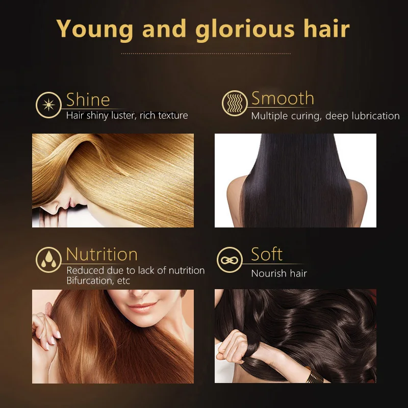 WXE натуральное масло из Марокко увлажняющие поврежденные волосы и сухое