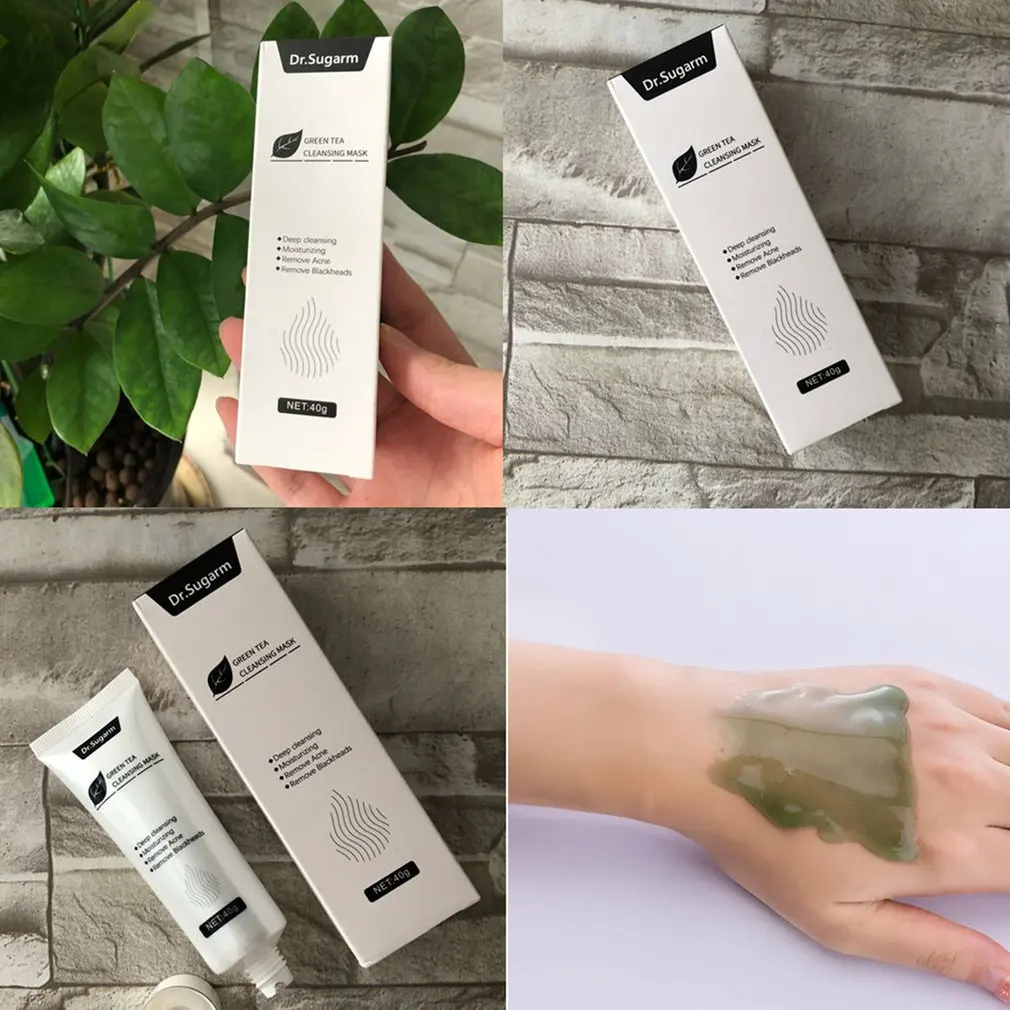 

Green Tea Tearing Mask Absorb Pore Blackheads And Dirt Removal Blackheads Mask Strong Penetration Mask