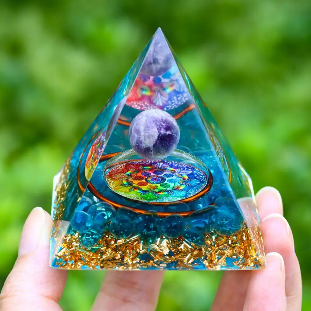 

Натуральные Исцеляющие кристаллы, оргонитовая энергия, пирамида, скульптура, символизирующая счастливая сборка богатства, процветание, см...