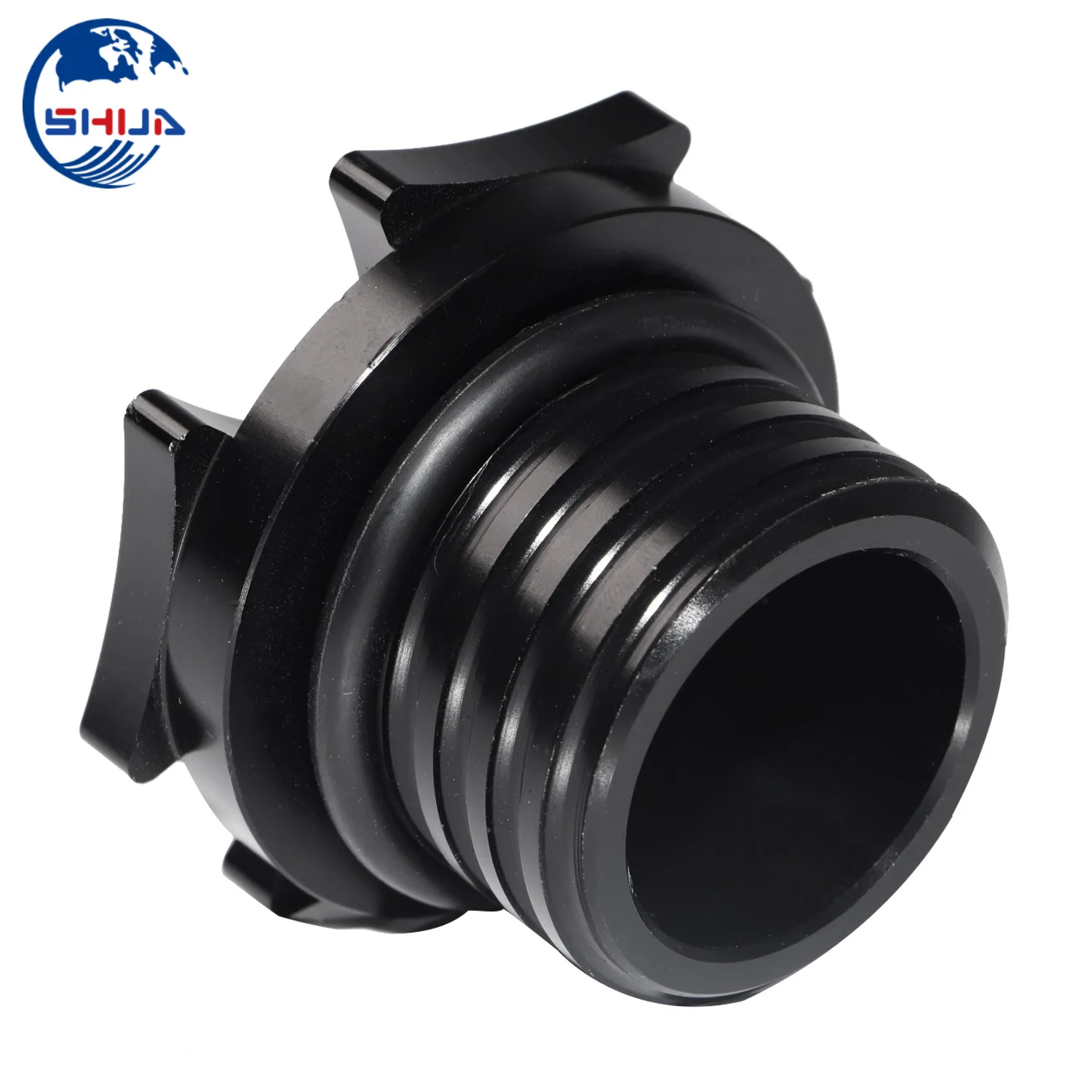 Черный мотоциклетный CNC поперечный вентилируемый топливный бак крышка