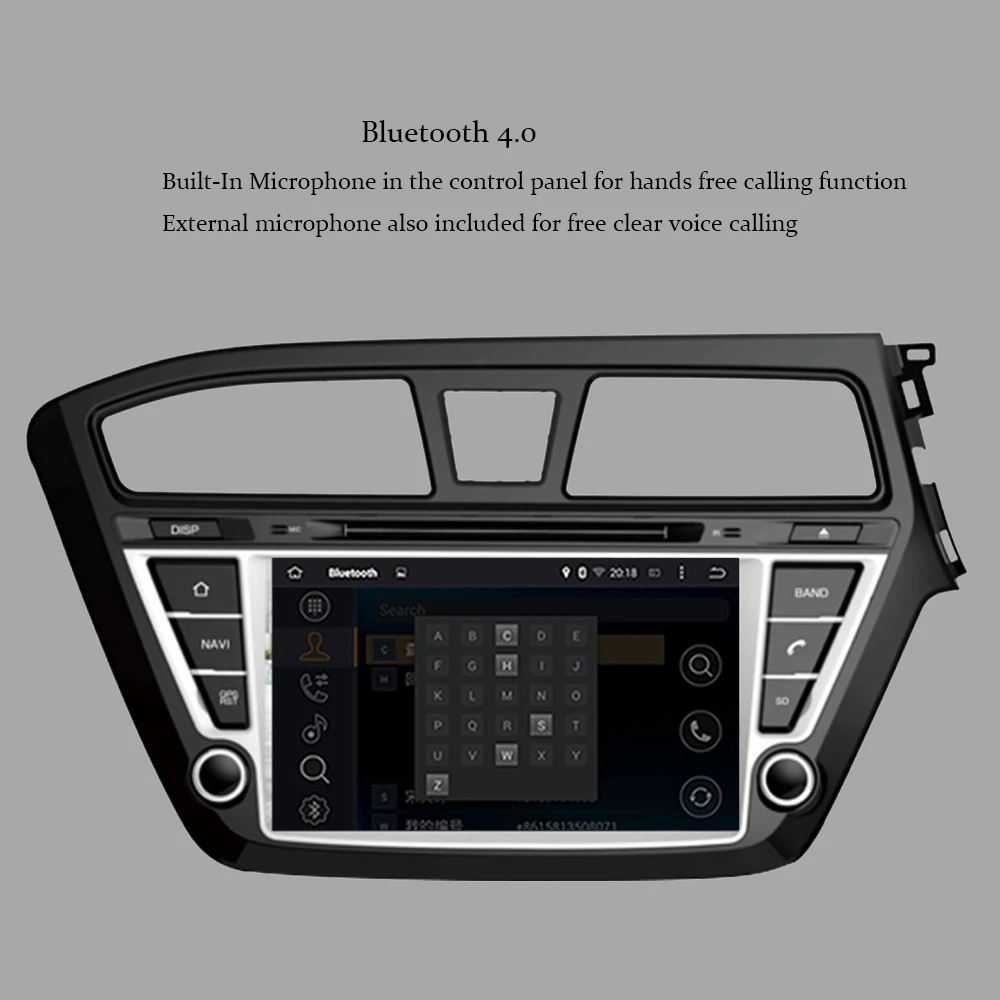 Автомобильный GPS-навигатор 8 дюймов Android 10 0 4 Гб + 64 ГБ для Hyundai I20 2014-2022