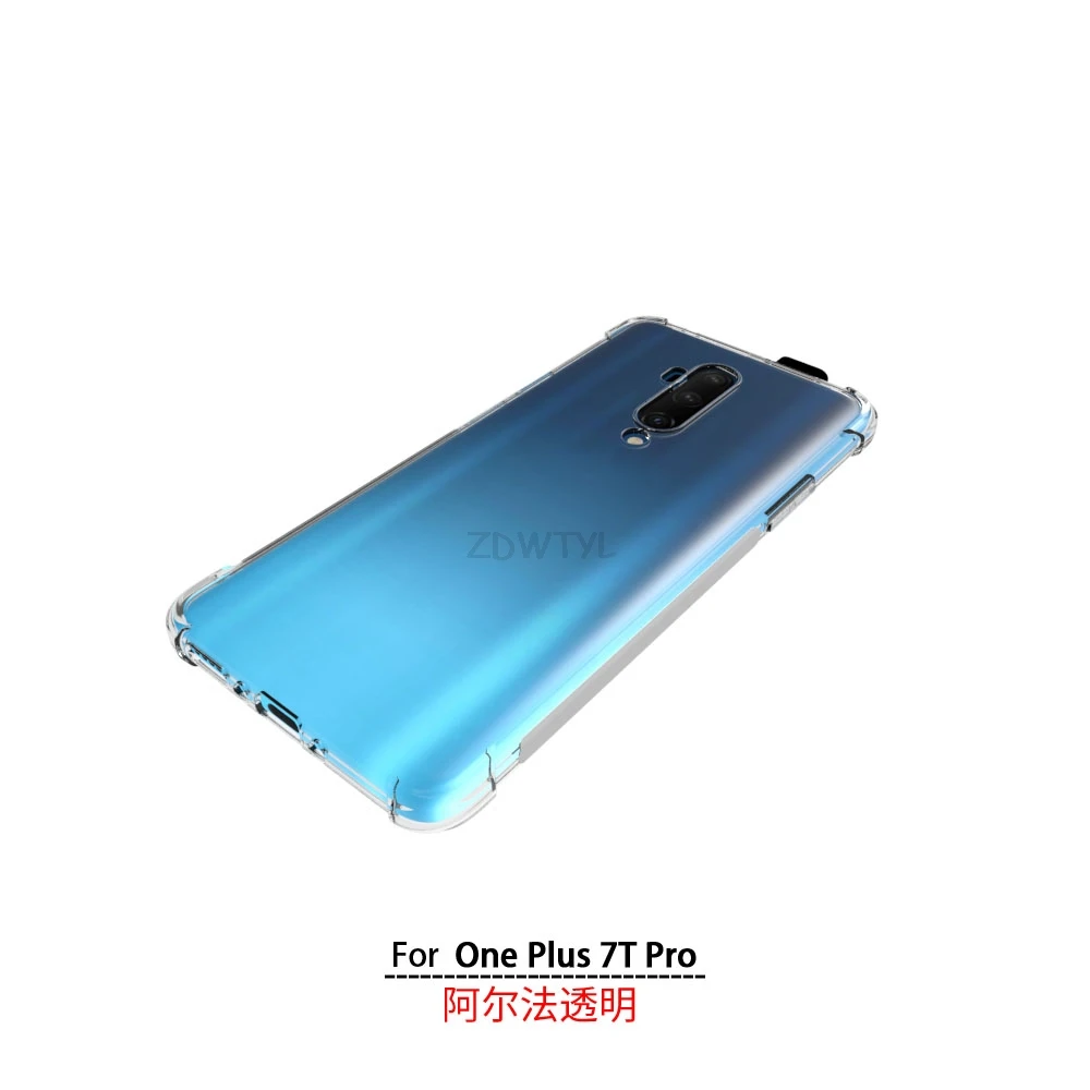 Для Oneplus 7T Pro прозрачный Oneplus 7T Мягкий противоударный чехол для Oneplus 5 5T 6T 3 3T Oneplus 7 Pro силиконовый чехол