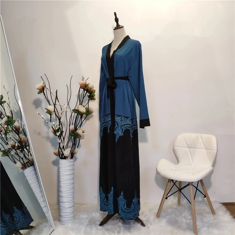 Хиджаб-кимоно Женский с открытой абой мусульманское платье марокканский кафтан