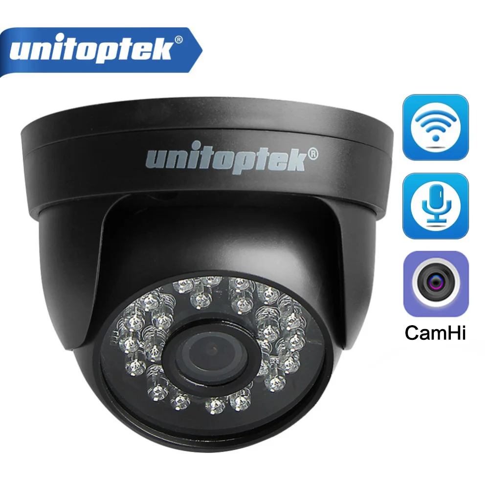 HD 1080P IP wifi камера Беспроводная купольная Onvif Аудио Микрофон 720P камера видеонаблюдения ночное видение TF слот для карты приложение CamHi