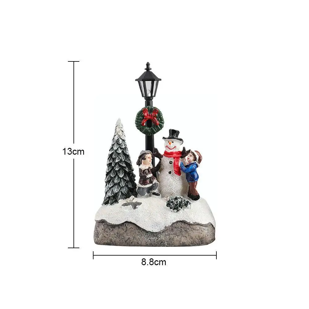 Рождественские светодиодные огни маленький снеговик Рождественская елка