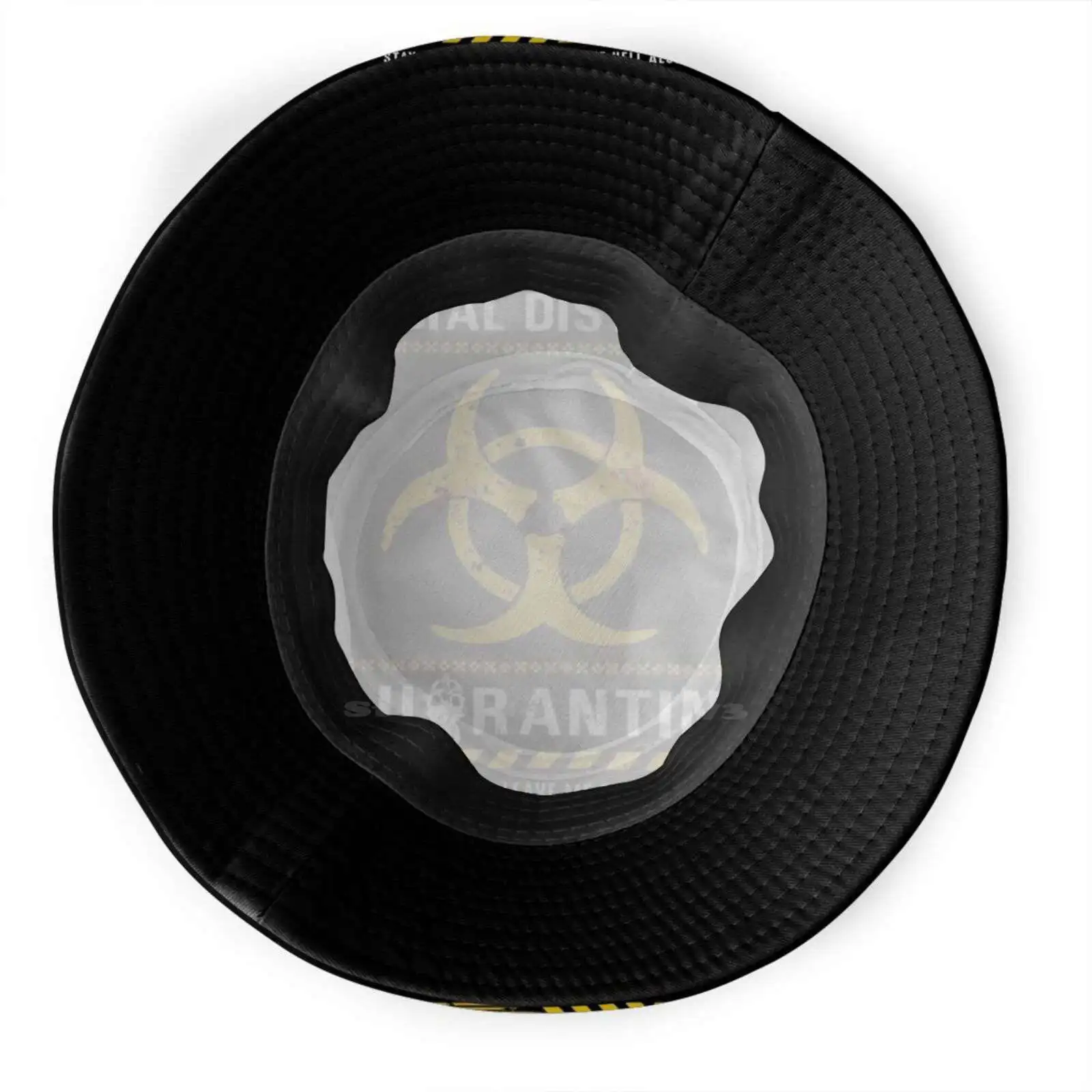 

Biohazard! Stay 6Ft Back Leave Me The Hell Alone Fisherman'S Hat Bucket Hats Caps Social Distancing Introvert Quarantine