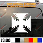 Наклейка в виде Железного креста для автомобиля, виниловая немецкая армия WW2, выберите размер и цвет!