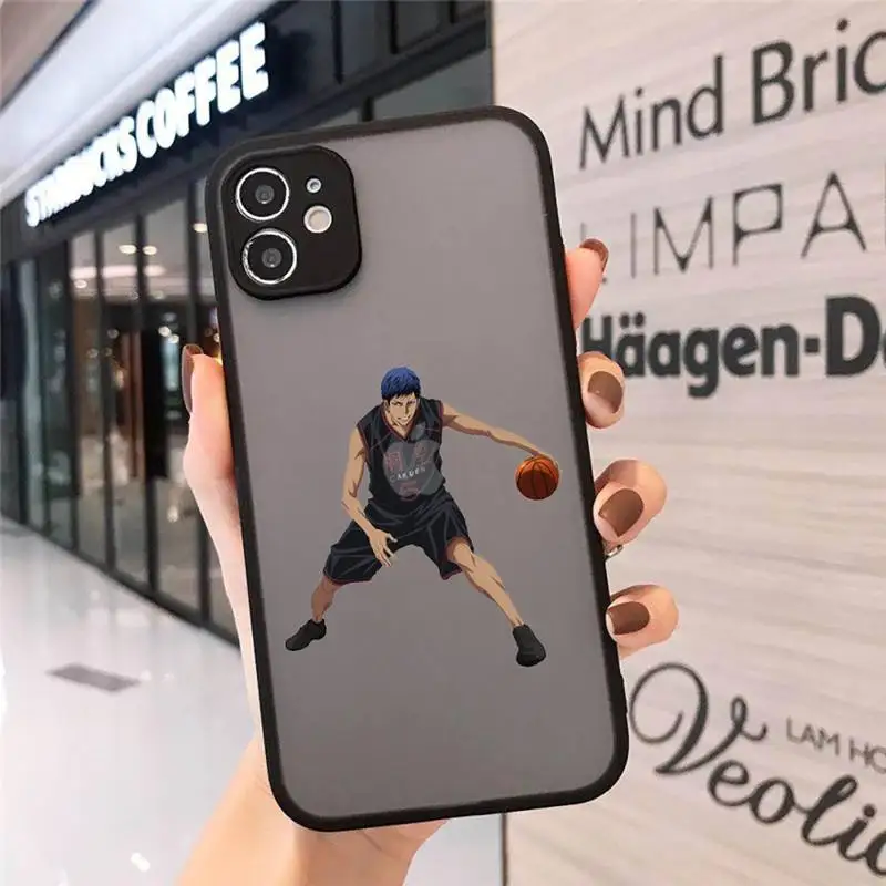 

Kurokos Basket comics Phone Case Matte Transparent for iPhone 7 8 11 12 s mini pro X XS XR MAX Plus cover funda