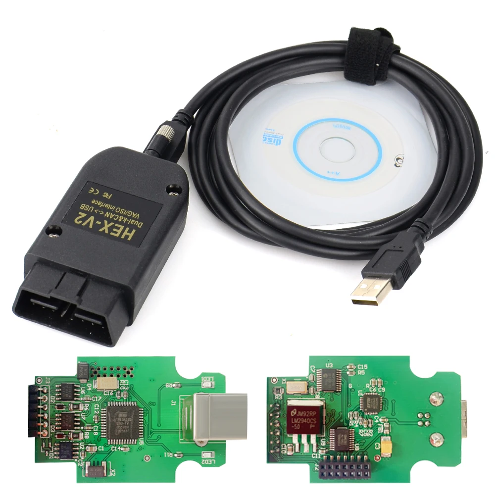 2022 VAG COM 21.9.0 VAGCOM 20.4.1 HEX V2 шестигранный кабель для телефона AUDI 19.6.2 ATMEGA162 + 16V8 FT232RQ